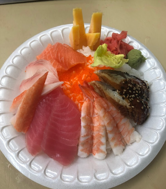 Chirashi at Sasaya Japanese Market